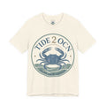 Tide 2 Ocn Crab T‑Shirt — Salty Crab Edition Beach Tee