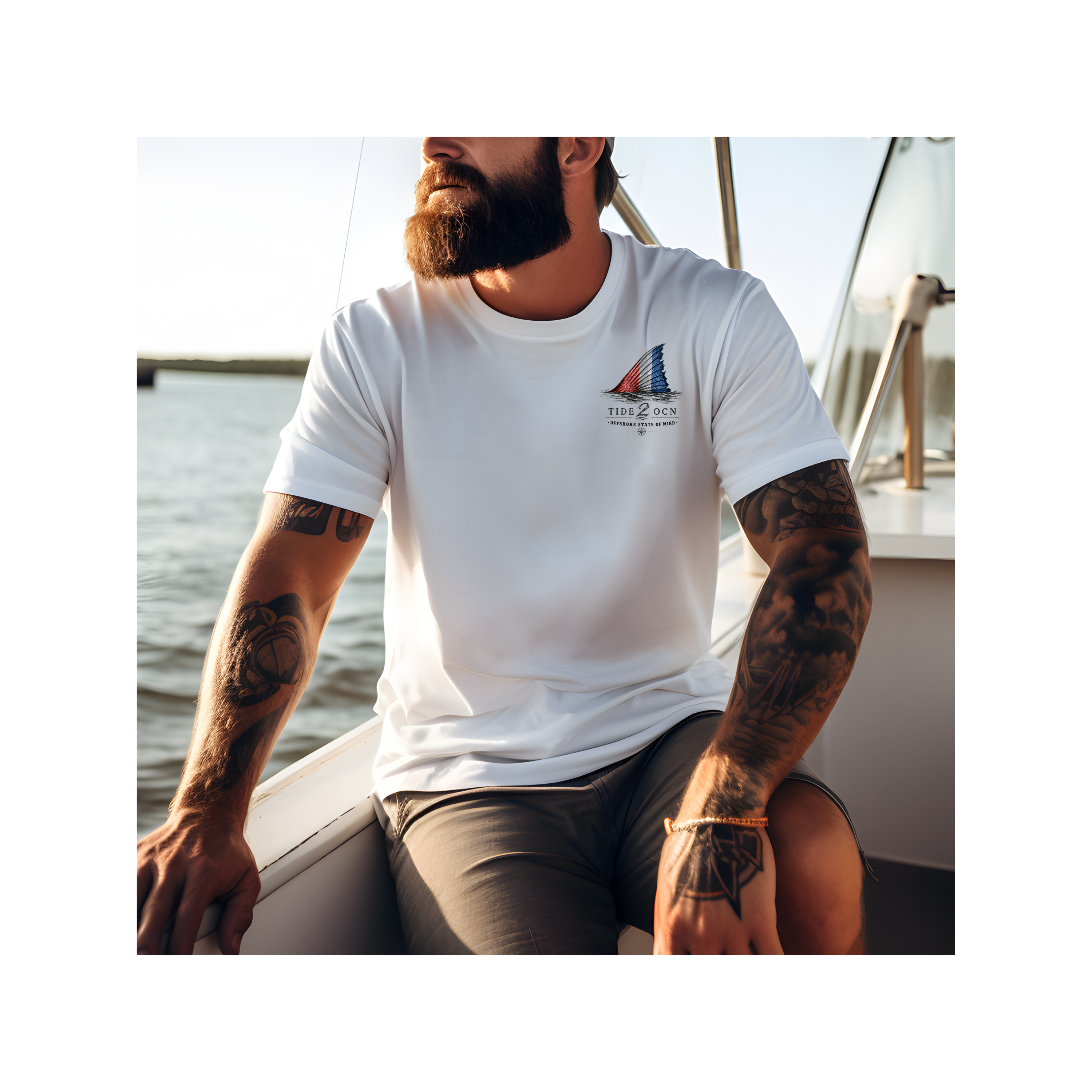 Tide 2 Ocn Patriot Tee