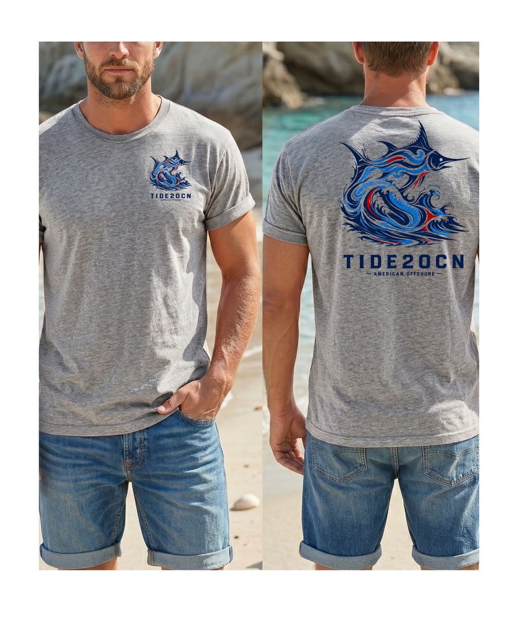 Marlin — TIDE2OCN American Offshore Graphic T-Shirt